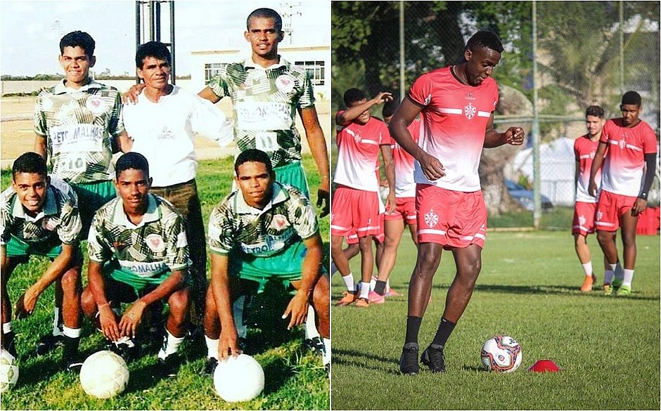 Daniel Alves e Ney Alves com a camisa do Juazeiro; Juan Mendoza, irmão de Stiven Mendoza, foi um dos colombianos contratados pelo Botafogo-BA
