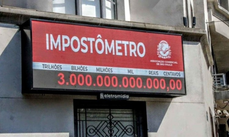 Impostômetro marca que brasileiros arrecadaram R$ 3,6 tri em impostos