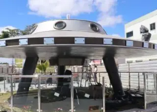 Morro do Chapéu: Praça com disco voador de 40 toneladas é inaugurada nesta sexta-feira