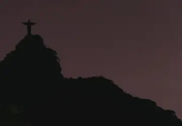 Cristo apagado em solidariedade a Vini Jr ?- Foto: Reprodução/TV Globo