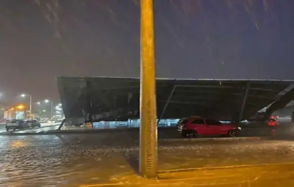 Santaluz: Rajadas de vento e chuva forte causam prejuízos em diversos pontos da cidade